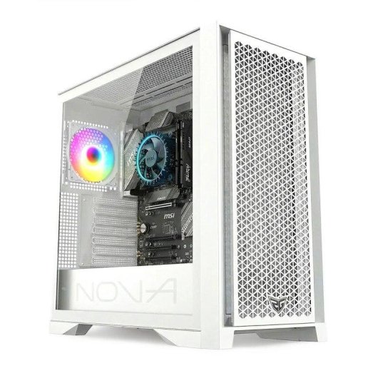 Boîtier SUPRA GAMING Nova ATX Blanc USB-C Gestion Câbles GPU 420 mm