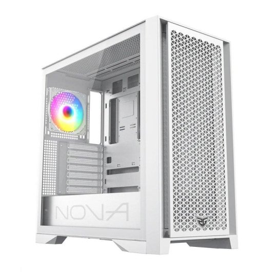Boîtier SUPRA GAMING Nova ATX Blanc USB-C Gestion Câbles GPU 420 mm