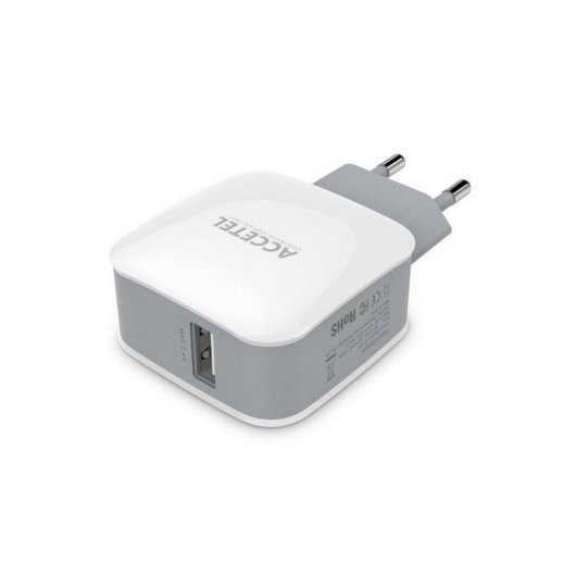 Cargador de pared Accetel Ac131 USB 2.1A 10W sin cable
