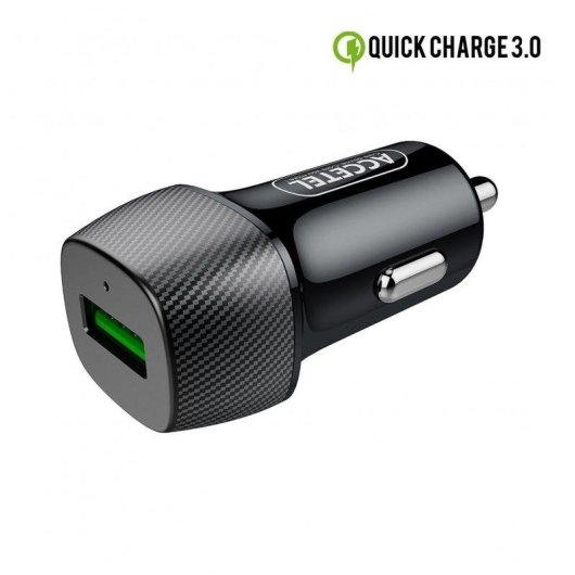Cargador de coche Accetel CC280 carga rápida QC3.0 18W USB-A