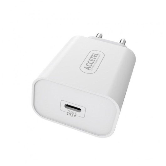 Cargador de pared Accetel Ac930w USB-C 30W Power Delivery carga rápida