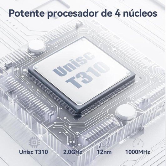 Tablet Vanwin T30 WiFi 10,1" 18GB 256GB Negro con Teclado