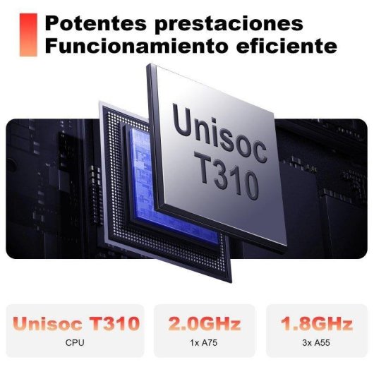 Tablet Vanwin T30 WiFi 10,1" 18GB Negro 256GB con teclado y funda