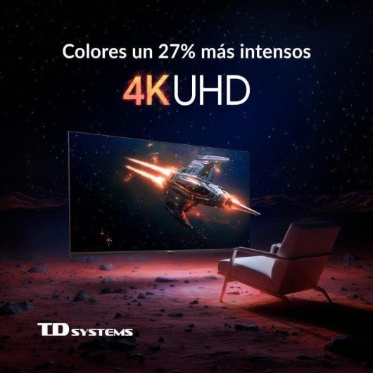 TV TD Systems LED M43C22TIZEN 43" 4K UltraHD 60Hz Smart TV Tizen HDR10 Bixby