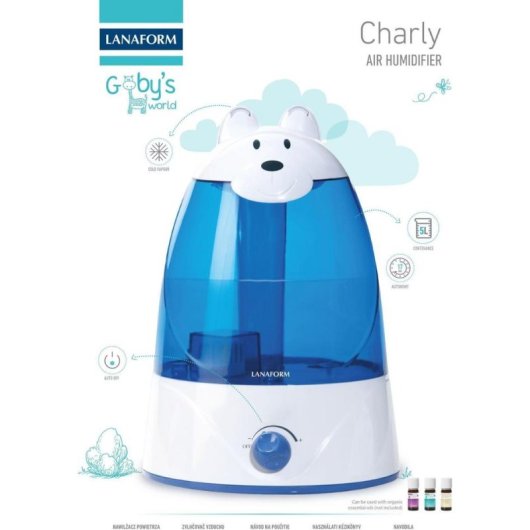 Humidificador Lanaform Vapolux Blanco 6L LCD Temporizador Mando a distancia
