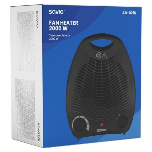 Ventilador Savio AD-02 B 2000 W 3 Velocidades Proteção Sobreaquecimento