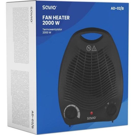 Ventilador Savio AD-02 B 2000 W 3 Velocidades Proteção Sobreaquecimento