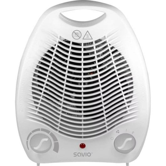 Heizlüfter Savio AD-02/W 2000 W Weiß Thermostat Kippschutz