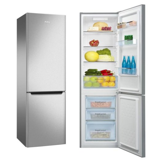 Frigorífico Combi Amica KGCL 387 165 E Defrost 176cm 262L B Inox