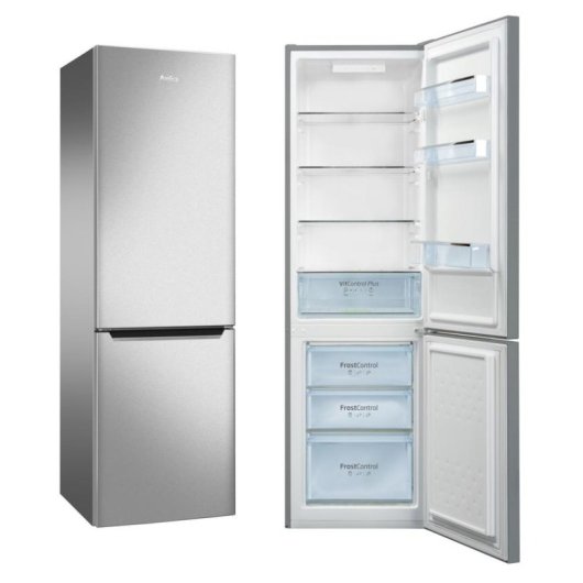 Frigorífico Combi Amica KGCL 387 165 E Defrost 176cm 262L B Inox