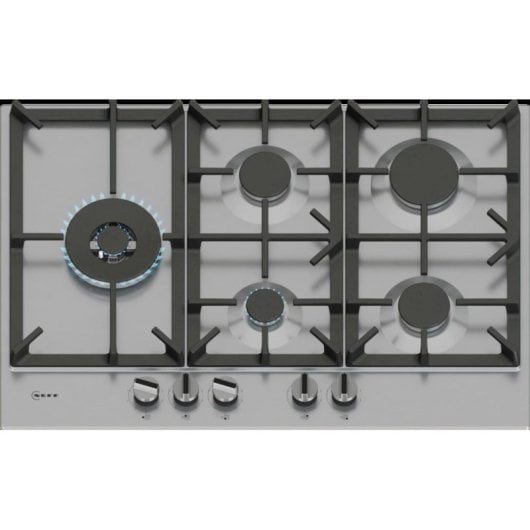 Placa de gas Neff T27CIS8N0 75 cm acero inoxidable 5 zonas FlameSelect