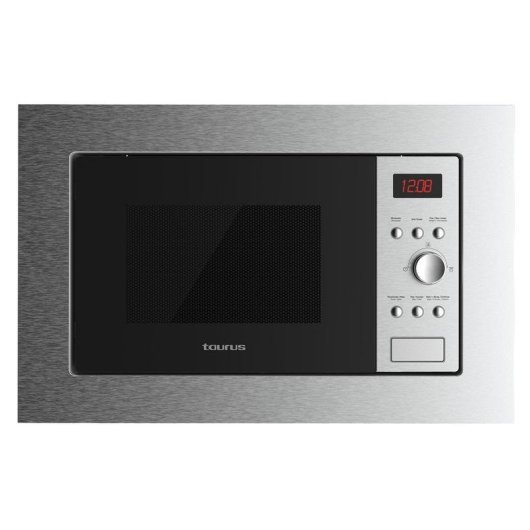 Micro-ondes Taurus MO20IXD 20L 1250W avec Grill et 8 Menus Automatiques