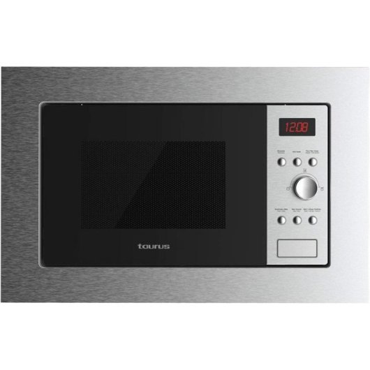 Micro-ondes Taurus MO20IXD 20L 1250W avec Grill et 8 Menus Automatiques