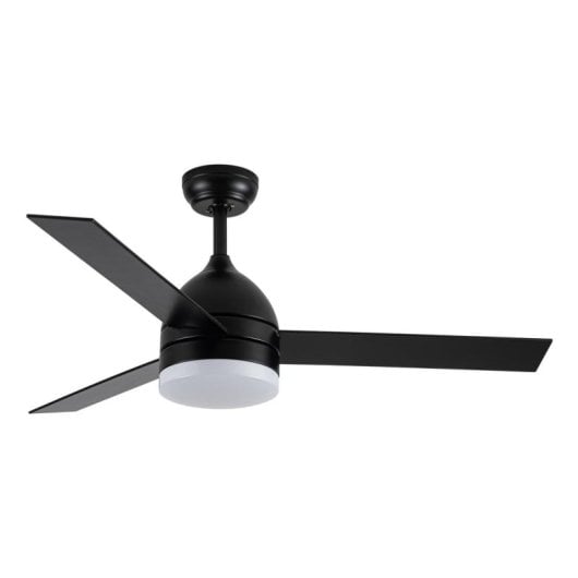 Ventoinha de teto Fabrilamp LEGIO preto 3 pás LED 107 cm comando