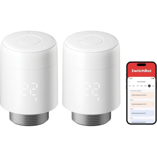 Cabeça Termostática SwitchBot W7830000 Sem fios para Radiador