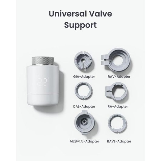 Cabeça Termostática SwitchBot W7830000 Sem fios para Radiador