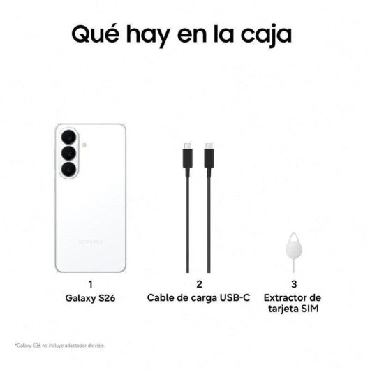 Samsung Galaxy S26 5G 12GB 6.3" 256GB Branco Dual SIM