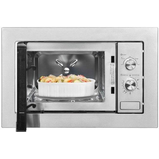 Microondas Exquisit EMW10-020 20 Litros 800W Integrable Control Digital Inox