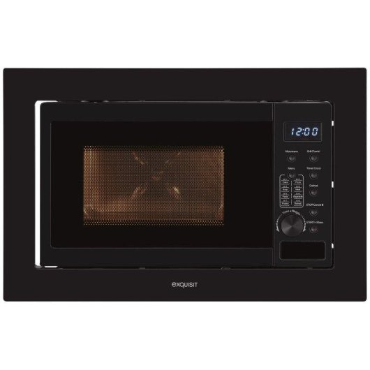 Microondas Exquisit EMW20-DG-020 20 Litros 1000W con Grill y 8 Programas Automáticos