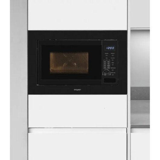 Microondas Exquisit EMW20-DG-020 20 Litros 1000W con Grill y 8 Programas Automáticos