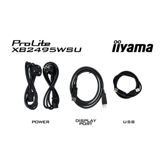 Monitor iiyama ProLite XB2495WSU-B1 24" WUXGA 100Hz IPS Borda Fina 4ms Hub USB
