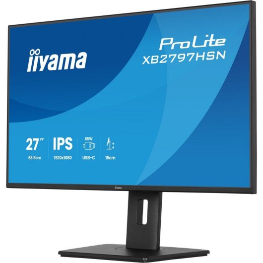 Ecran PC iiyama ProLite XB2797HSN-B1 27" Full HD 100Hz IPS USB-C Hub LAN 1ms
