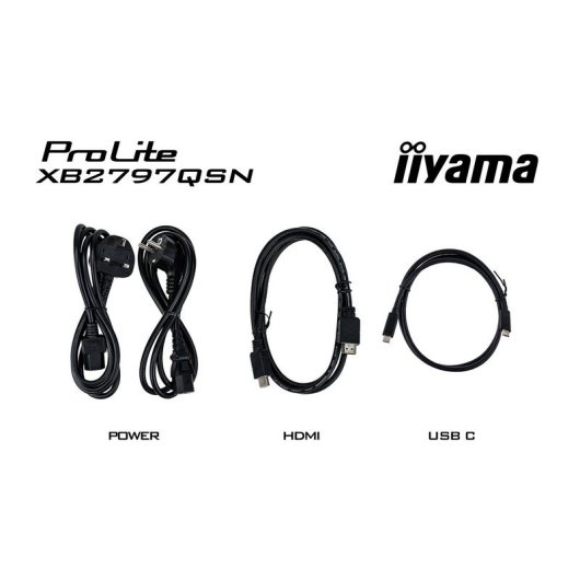 Écran PC iiyama ProLite XB2797QSN-B1 27" QHD 75Hz IPS USB-C LAN 1ms