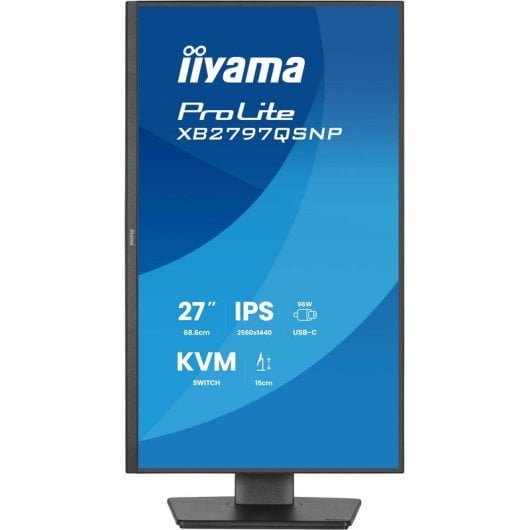 Monitor iiyama ProLite XB2797QSNP-B1 27" QHD 75Hz IPS USB-C KVM 1ms