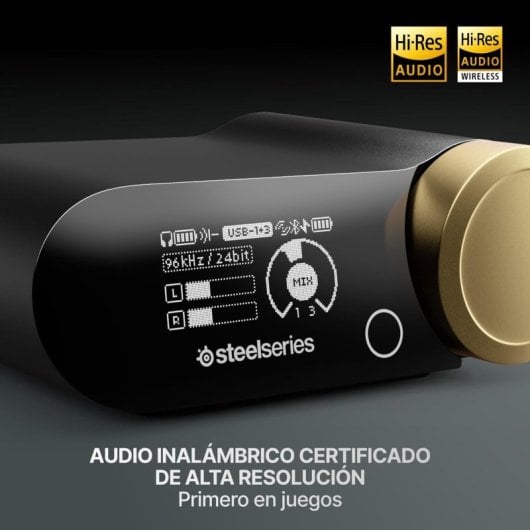 Kopfhörer Steelseries Arctis Nova Elite kabellos Bluetooth Gaming Mikrofon Surround Sound Grün Gold