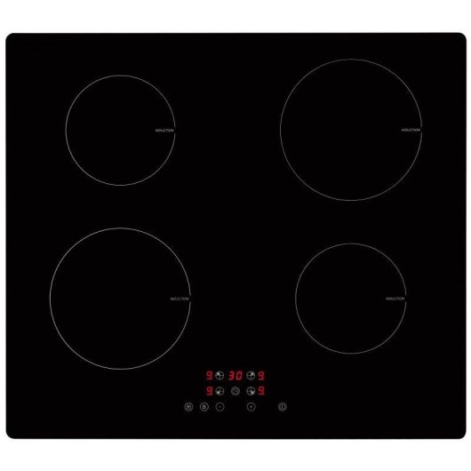 Placa de inducción Exquisit EKI601-2.3 60 cm 4 zonas control táctil