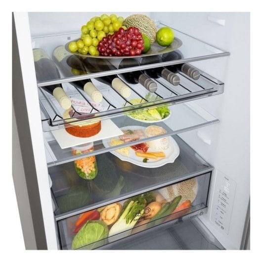Frigorífico Combi LG GBBS312BPY No Frost 186cm 333L B Gris WiFi