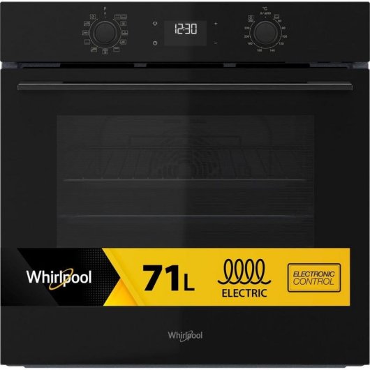 Horno elétrico Whirlpool OMK58HU1B 71 litros Preto autolimpeza hidrolítica