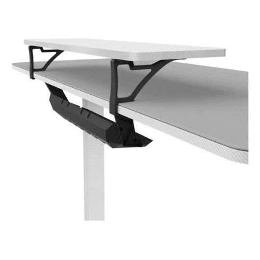 Mesa Gaming Cougar 120cm Acier Blanc Réglage Électrique Ergonomique
