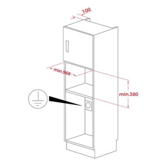 Micro-ondes Teka ML 8200 BI FBK 20L 750W Intégré Contrôle Rotatif