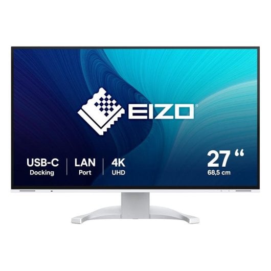 Monitor PC Eizo FlexScan EV2740X-WT 27" UltraHD 4K 60Hz IPS USB-C Altoparlanti Bianco