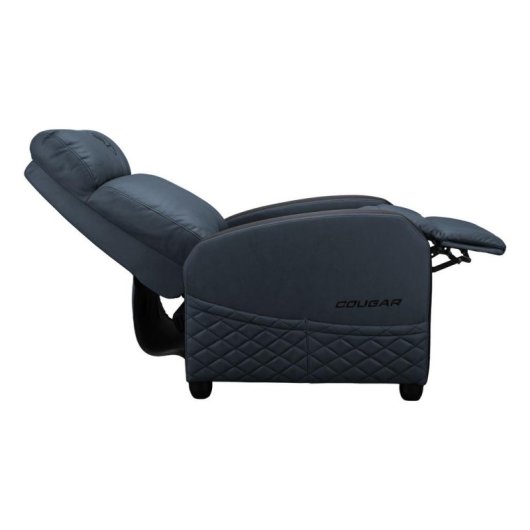 Poltrona gaming Cougar Ranger Elite velluto blu reclinabile 135 kg