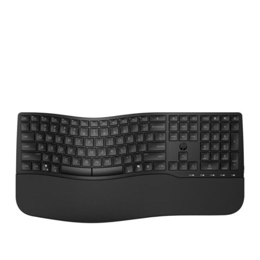 Teclado HP 685 Comfort de membrana inalámbrico dual con reposamuñecas y teclas programables