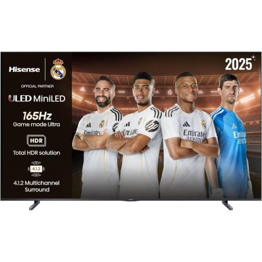 TV Hisense ULED 100U8Q 100" 4K UltraHD 165Hz Smart TV VIDAA HDR10+ Dolby Vision IMAX