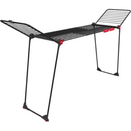 Wäscheständer Vileda Infinity Flex Ultimate Stahl schwarz 30 m faltbar Rollen