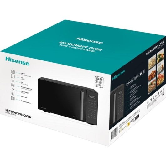 Microondas Hisense H23MOBS4HI 23 Litros 900W Inverter Descongelar Bloqueo Infantil