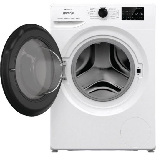 Máquina de Lavar Roupa Gorenje WPNEI14A2TS 10Kg 1400rpm A Preto Branco WiFi Google Assistant