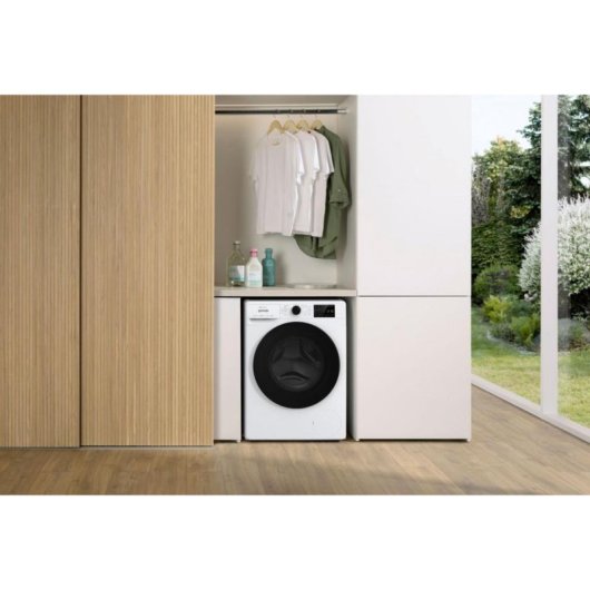 Máquina de Lavar Roupa Gorenje WPNEI14A2TS 10Kg 1400rpm A Preto Branco WiFi Google Assistant