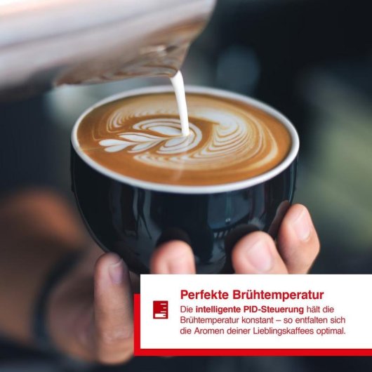 Siebträgermaschine Solis Barista Perfetta Plus S0252 1,7L 15 Bar mit Dampfdüse