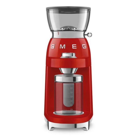 Moinho de café Smeg CGF03RDEU vermelho 240 g fresa cónica inox