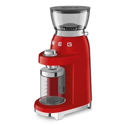 Moinho de café Smeg CGF03RDEU vermelho 240 g fresa cónica inox