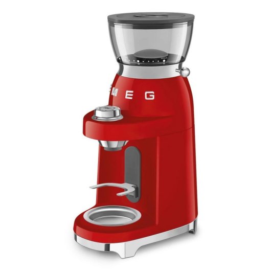 Moinho de café Smeg CGF03RDEU vermelho 240 g fresa cónica inox