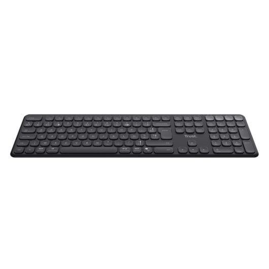 Clavier Trust Vaiya sans fil multi-appareils AZERTY avec pavé numérique