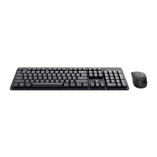 Tastiera Trust Ody II wireless QWERTZ tedesca con mouse incluso