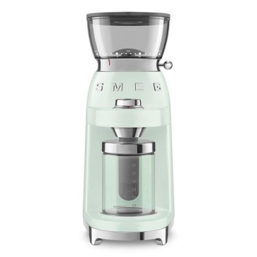 Kaffeemühle Smeg CGF03PGEU Pastellgrün 240g 15 Stufen Edelstahl