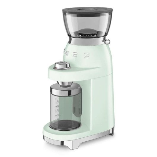 Kaffeemühle Smeg CGF03PGEU Pastellgrün 240g 15 Stufen Edelstahl